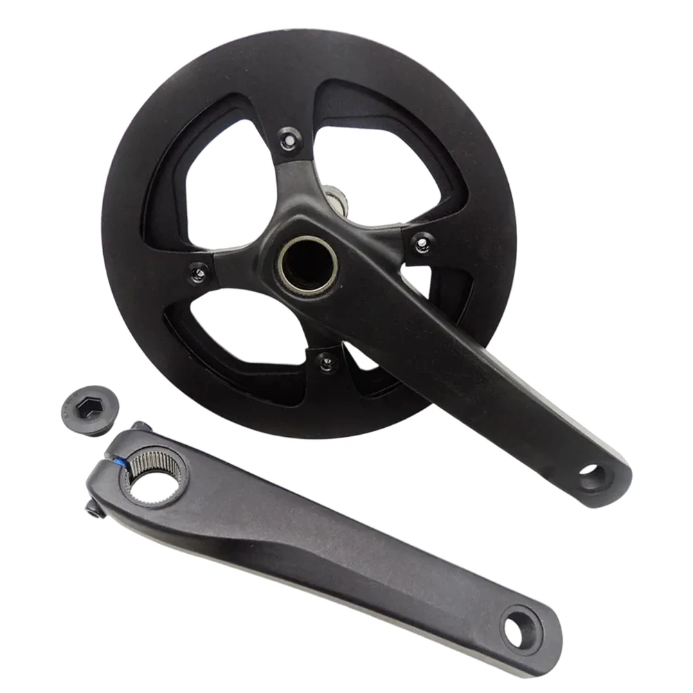 170mm Aluminum Alloy Crankset for Folding and Mountain Bikes CNC Machined Compatible with 9/10/11 Speed Chains
170mm Aluminum Alloy Crankset for Folding and Mountain Bikes CNC Machined Compatible with 9/10/11 Speed Chains