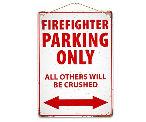 Funny Firefighter Parking Only Wall Poster Tin Sign Vintage BBQ Restaurant Dinner Room Cafe Shop Decor
Funny Firefighter Parking Only Wall Poster Tin Sign Vintage BBQ Restaurant Dinner Room Cafe Shop Decor