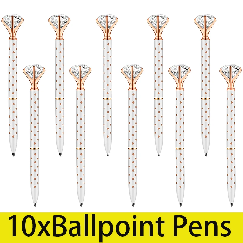10Pcs Fancy Pens for Women Crystal Diamond Pen for Journaling Pretty Glitter Pens for Women Girls School Office
10Pcs Fancy Pens for Women Crystal Diamond Pen for Journaling Pretty Glitter Pens for Women Girls School Office