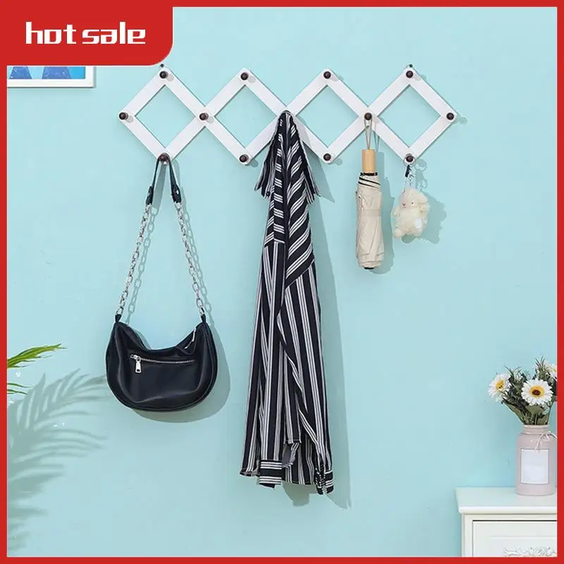 Coat Rack Wall Mount Accordion Wall Hanger - Durable Pine Wood Coat Rack Wall Mounted Expandable With Metal Hooks Easy Install
Coat Rack Wall Mount Accordion Wall Hanger - Durable Pine Wood Coat Rack Wall Mounted Expandable With Metal Hooks Easy Install
