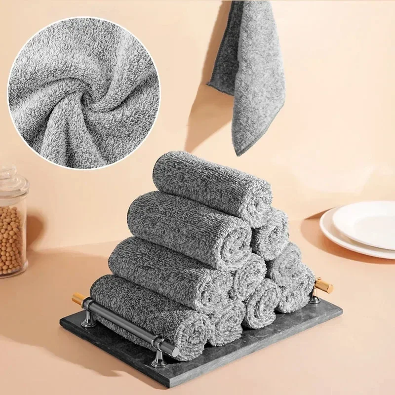 1/5pcs Bamboo Charcoal Fiber Cleaning Cloth Rags Water Absorption Non-Stick Oil Washing Kitchen Towel Household Cleaning Tools
1/5pcs Bamboo Charcoal Fiber Cleaning Cloth Rags Water Absorption Non-Stick Oil Washing Kitchen Towel Household Cleaning Tools