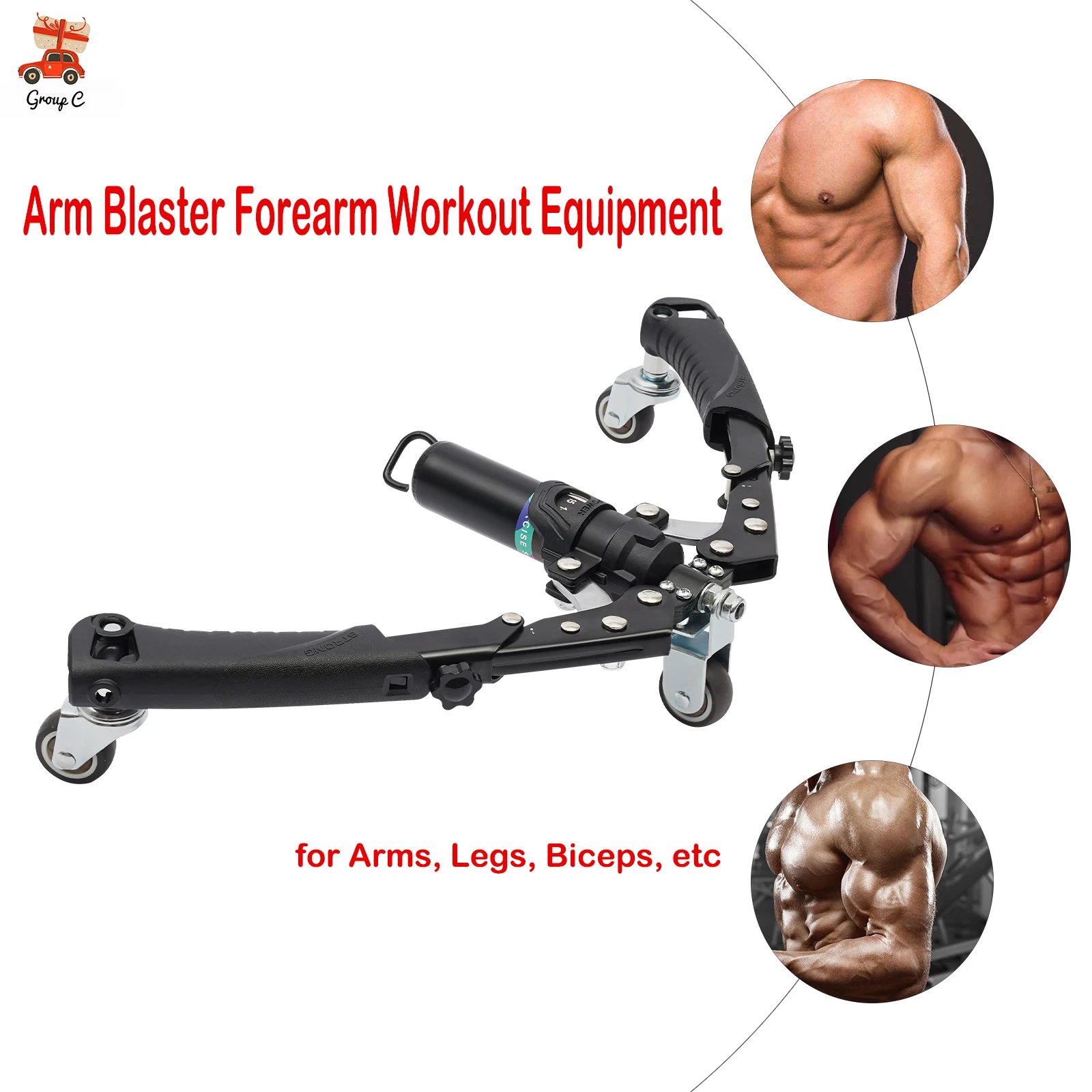 Hydraulic Power Twister Spin Button Arm Blaster Forearm Workout Equipment Adjustable 22-440lbs for Arms, Legs, Biceps, etc
Hydraulic Power Twister Spin Button Arm Blaster Forearm Workout Equipment Adjustable 22-440lbs for Arms, Legs, Biceps, etc
