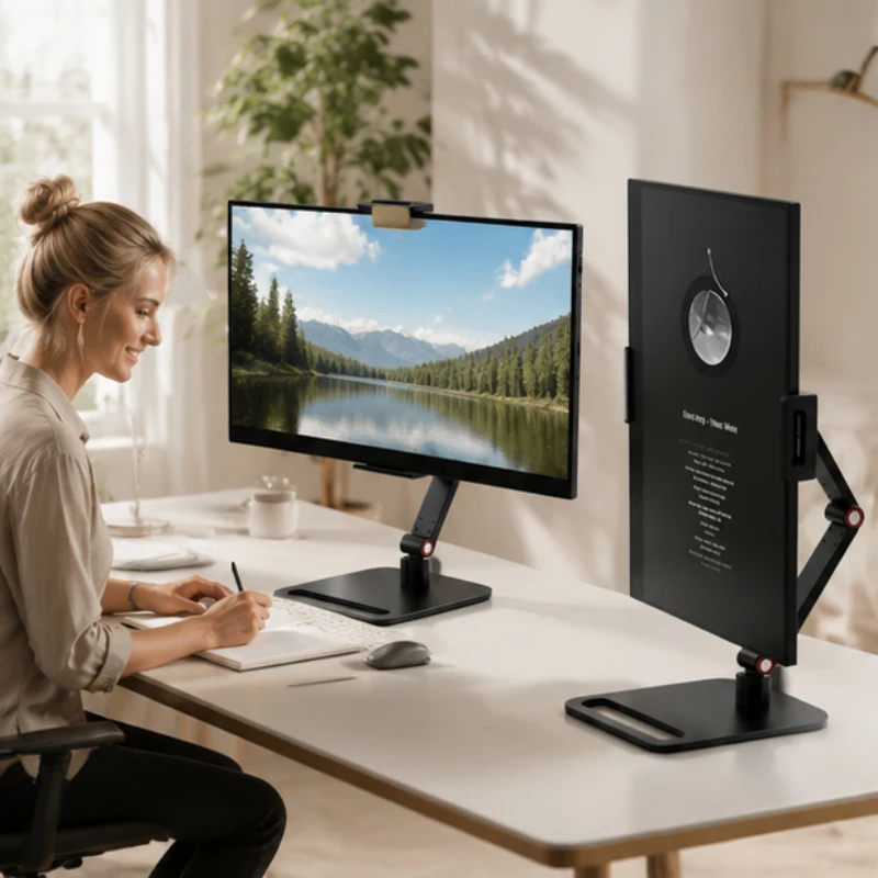 Expandable Portable Monitor Holder, Adjustable Clamp Stand for Laptop, Desktop Gaming, Phone and Vertical Screen, Space-Saving
Expandable Portable Monitor Holder, Adjustable Clamp Stand for Laptop, Desktop Gaming, Phone and Vertical Screen, Space-Saving