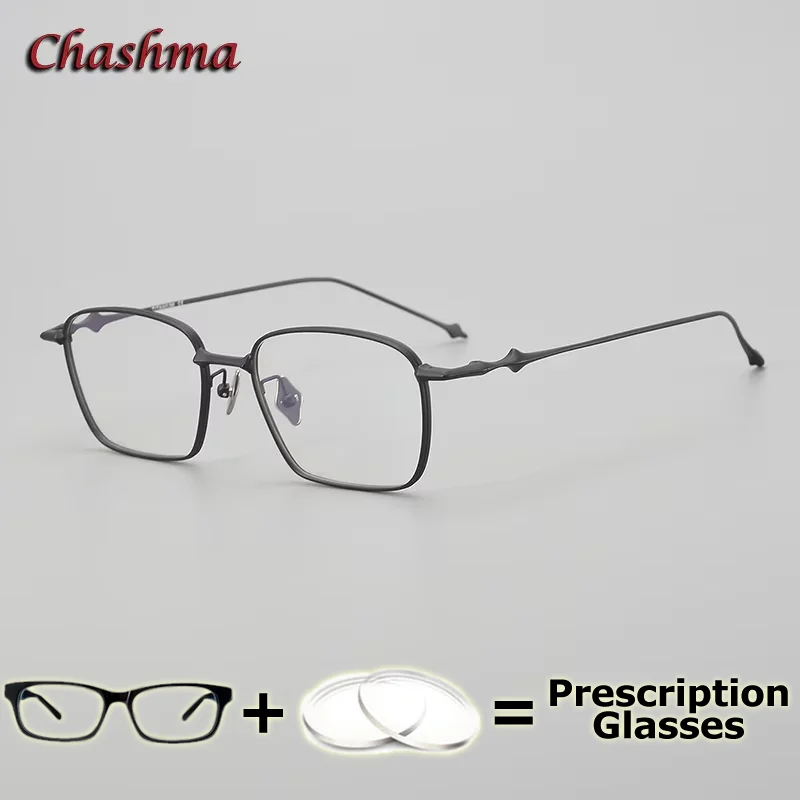 Chashma Prescription Glasses Pure Titanium Brand Design Eyeglasses Light Blue Ray Block Digital Multifocal Glasses for Male
Chashma Prescription Glasses Pure Titanium Brand Design Eyeglasses Light Blue Ray Block Digital Multifocal Glasses for Male