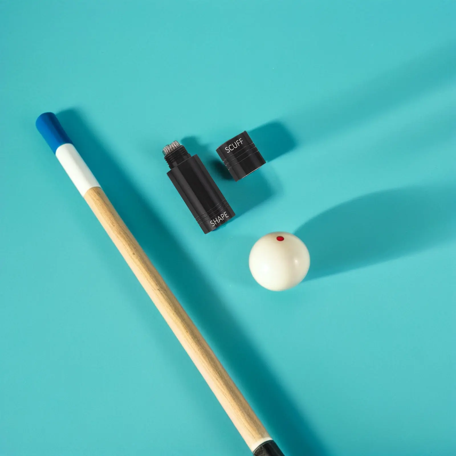 Алюминиевый инструмент 3-в-1 для формирования наконечников кия: шлифовка, придание формы, полировка. Портативный дизайн.
Алюминиевый инструмент 3-в-1 для формирования наконечников кия: шлифовка, придание формы, полировка. Портативный дизайн.