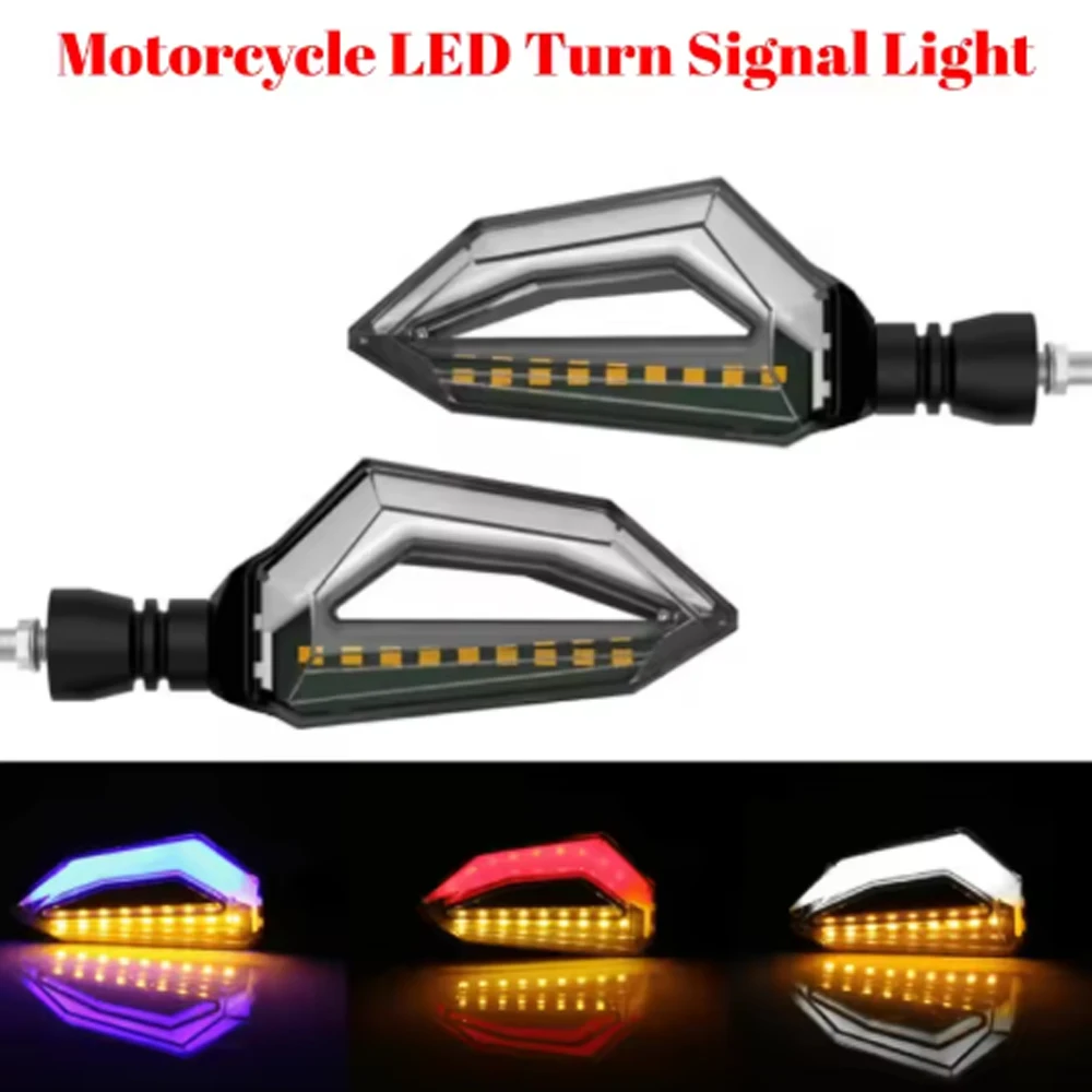 Motorcycle Turn Signal LED Light 12V 10mm Universal Daytime Running Light Dual-Color Indicator Blinker Braking Lamp Signal Light
Motorcycle Turn Signal LED Light 12V 10mm Universal Daytime Running Light Dual-Color Indicator Blinker Braking Lamp Signal Light
