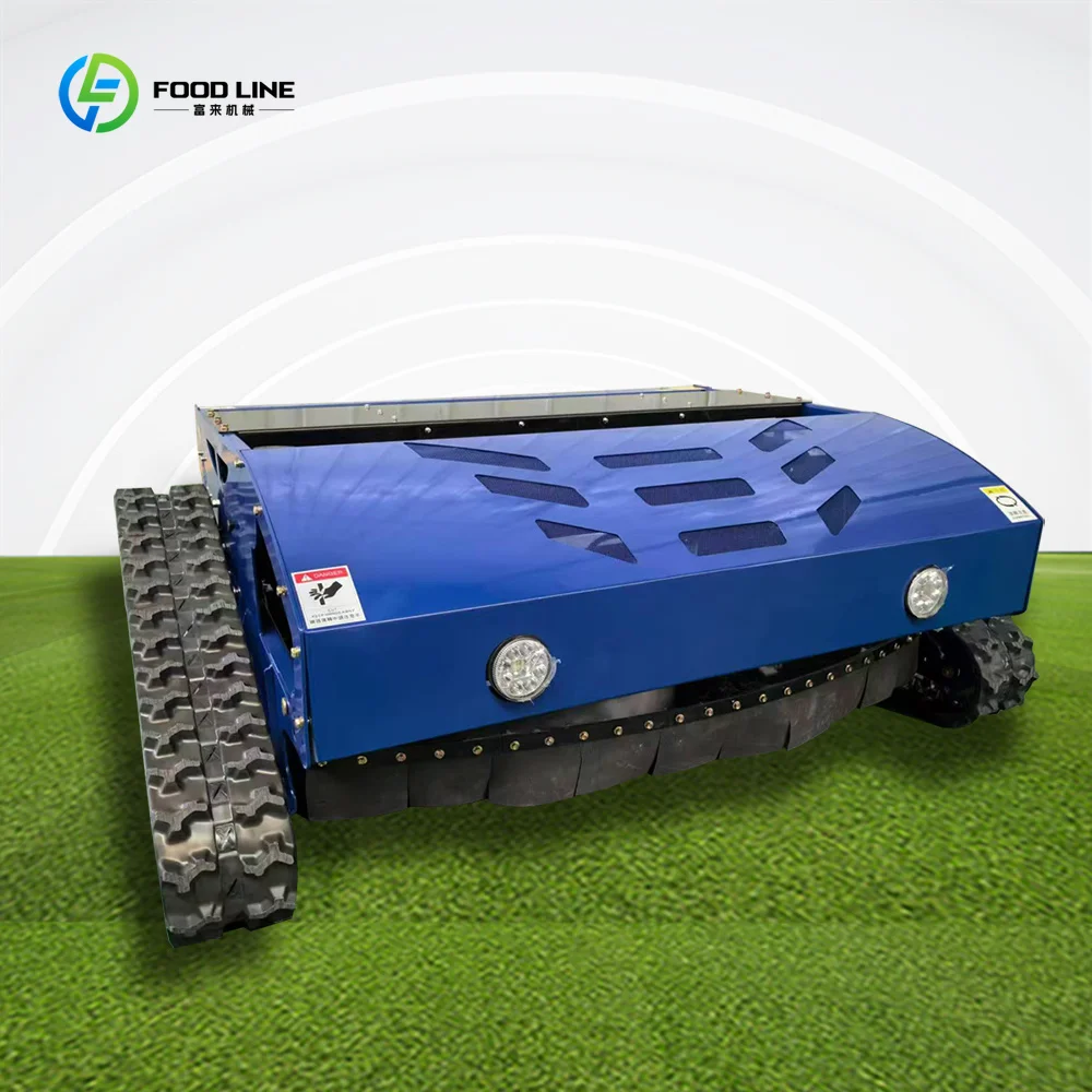 Customized Commercial Crawler RC Lawn Mower Wide Cutting Width For Garden Farm Hillside
Customized Commercial Crawler RC Lawn Mower Wide Cutting Width For Garden Farm Hillside
