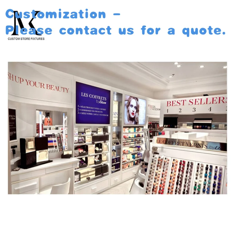 custom.LISI Customized Popular Fashion Hot Sale Cosmetics Store Decorative Display Shelves Interior Designs
custom.LISI Customized Popular Fashion Hot Sale Cosmetics Store Decorative Display Shelves Interior Designs