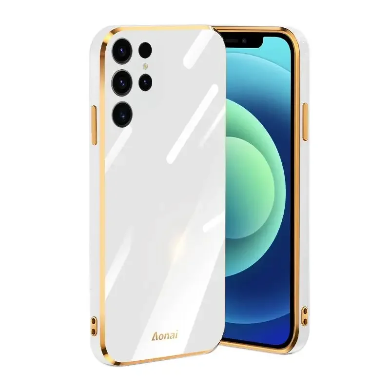 Samsung Galaxy S25 Ultra Plus 5G Luxury Square Plating Silicone Phone Case for Samsung S25 Plus Ultra 5G Protection Soft Cover
Samsung Galaxy S25 Ultra Plus 5G Luxury Square Plating Silicone Phone Case for Samsung S25 Plus Ultra 5G Protection Soft Cover