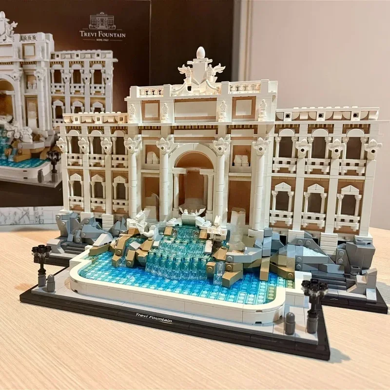 2025 New Architecture Trevi Fountain Model Kit Iconic Italy Roman Landmark Building Blocks Bricks Display Toys for Childrens
2025 New Architecture Trevi Fountain Model Kit Iconic Italy Roman Landmark Building Blocks Bricks Display Toys for Childrens