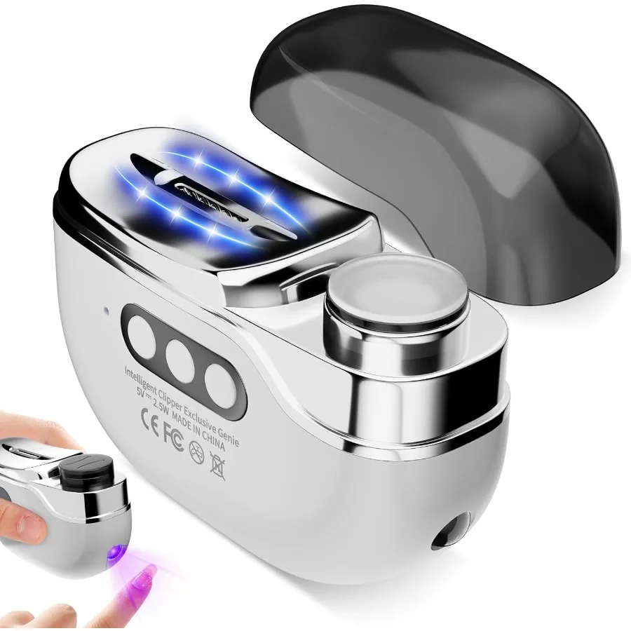 Portable Electric Nail Clipper with 3 in 1 Auto Nail Polisher and Gel Nail Light for Men Women Seniors Babies Rechargeable Toen
Portable Electric Nail Clipper with 3 in 1 Auto Nail Polisher and Gel Nail Light for Men Women Seniors Babies Rechargeable Toen