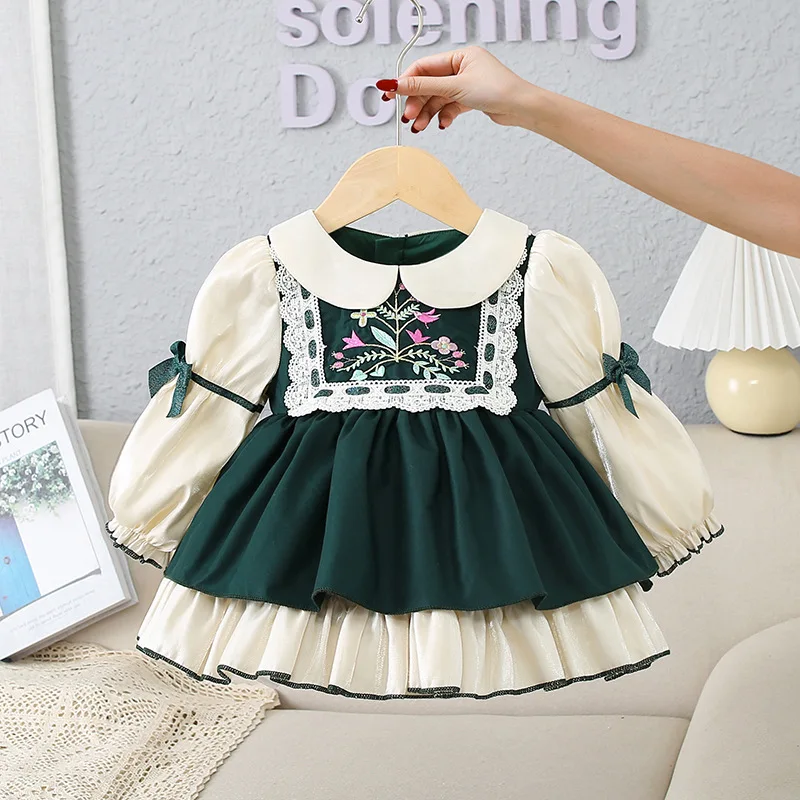 Lolita Girls Princess Sweet Dress Spring Autumn Children Baby Kids Long sleeve Holiday Birthday Dress
Lolita Girls Princess Sweet Dress Spring Autumn Children Baby Kids Long sleeve Holiday Birthday Dress