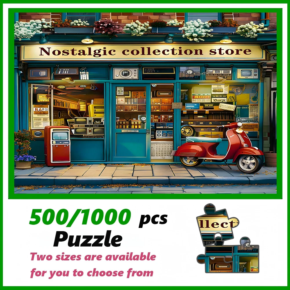 A high-quality 500/1000-piece puzzle, perfect for adults, is a fun family game that helps relieve stress and is great for birthd
A high-quality 500/1000-piece puzzle, perfect for adults, is a fun family game that helps relieve stress and is great for birthd
