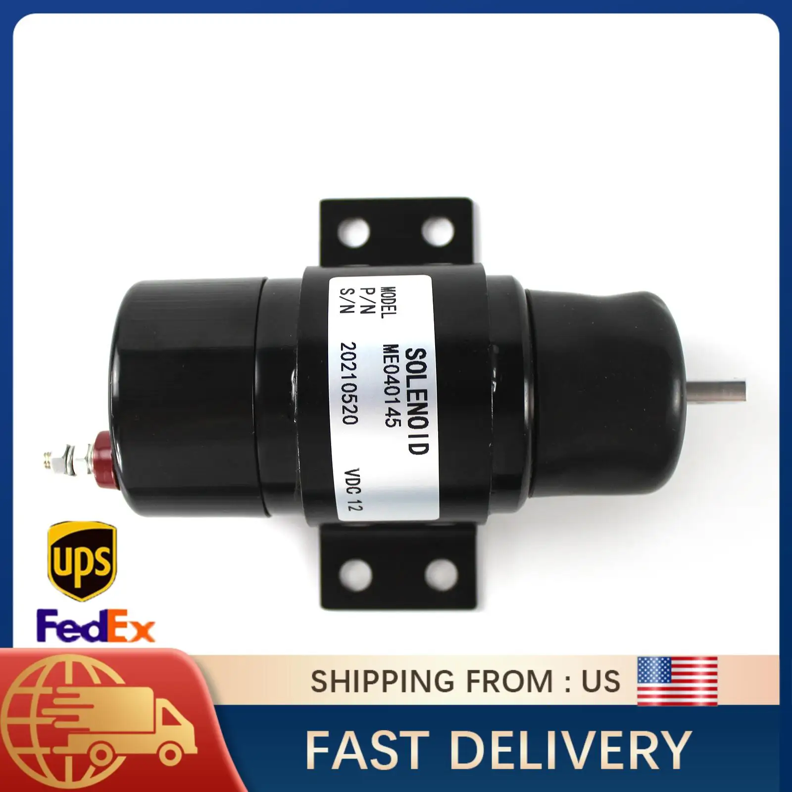 12V Fuel Stop Solenoid for Kubota GL3500 GL4500 GL5500 GL6500S Generator Engine Shut Off Valve OE 18901-15100 Parts
12V Fuel Stop Solenoid for Kubota GL3500 GL4500 GL5500 GL6500S Generator Engine Shut Off Valve OE 18901-15100 Parts