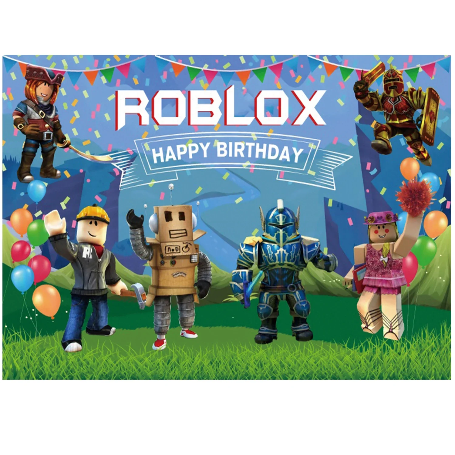 Виниловый фон с тематикой игры Roblox для детей, мальчиков, украшение для дня рождения, реквизит для фотосъемки, ткань для оформления вечеринки
Виниловый фон с тематикой игры Roblox для детей, мальчиков, украшение для дня рождения, реквизит для фотосъемки, ткань для оформления вечеринки