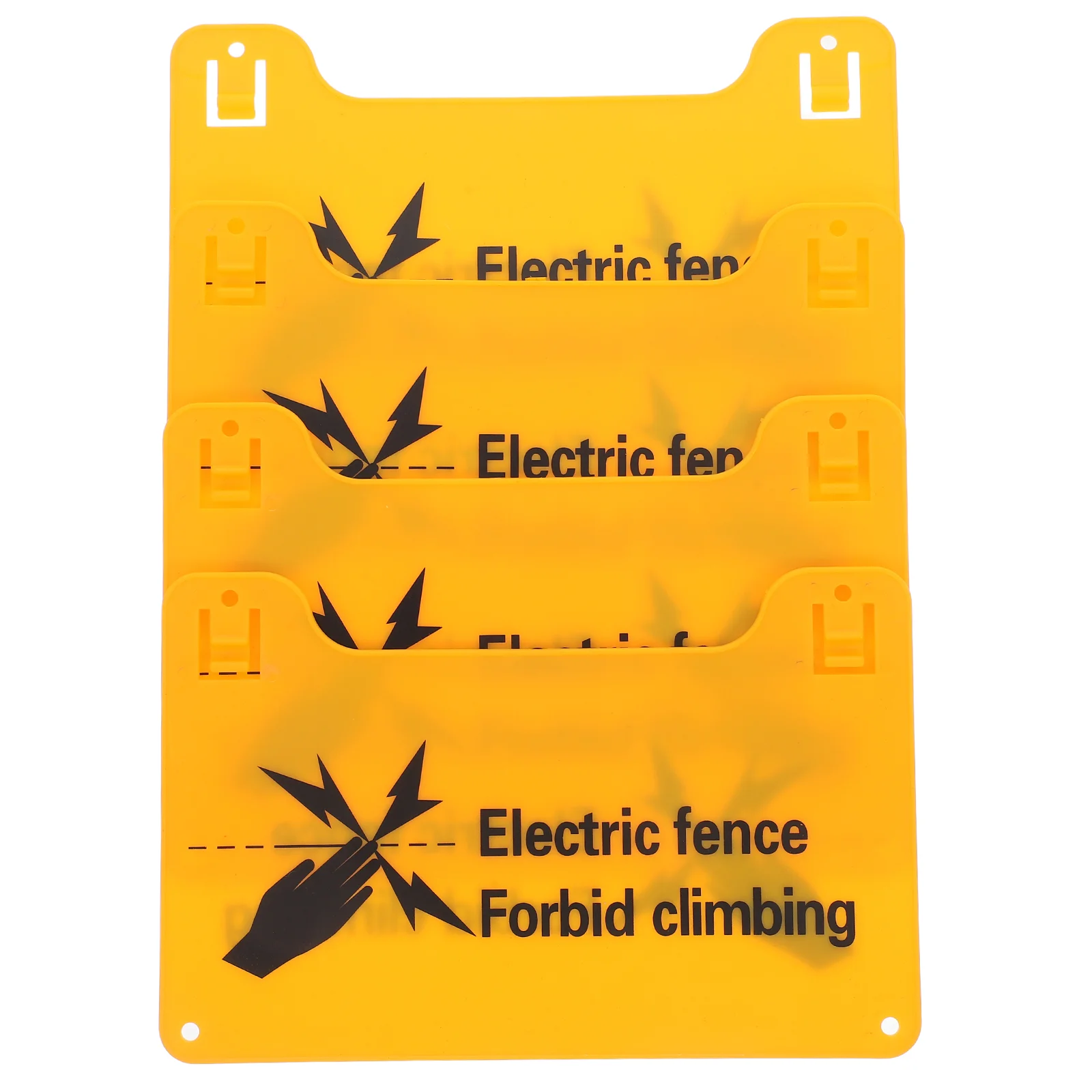 4 Pcs High Voltage Warning Sign Electronic Fence Signage Danger Caution Yard Electrical Safety Panel Insulator
4 Pcs High Voltage Warning Sign Electronic Fence Signage Danger Caution Yard Electrical Safety Panel Insulator
