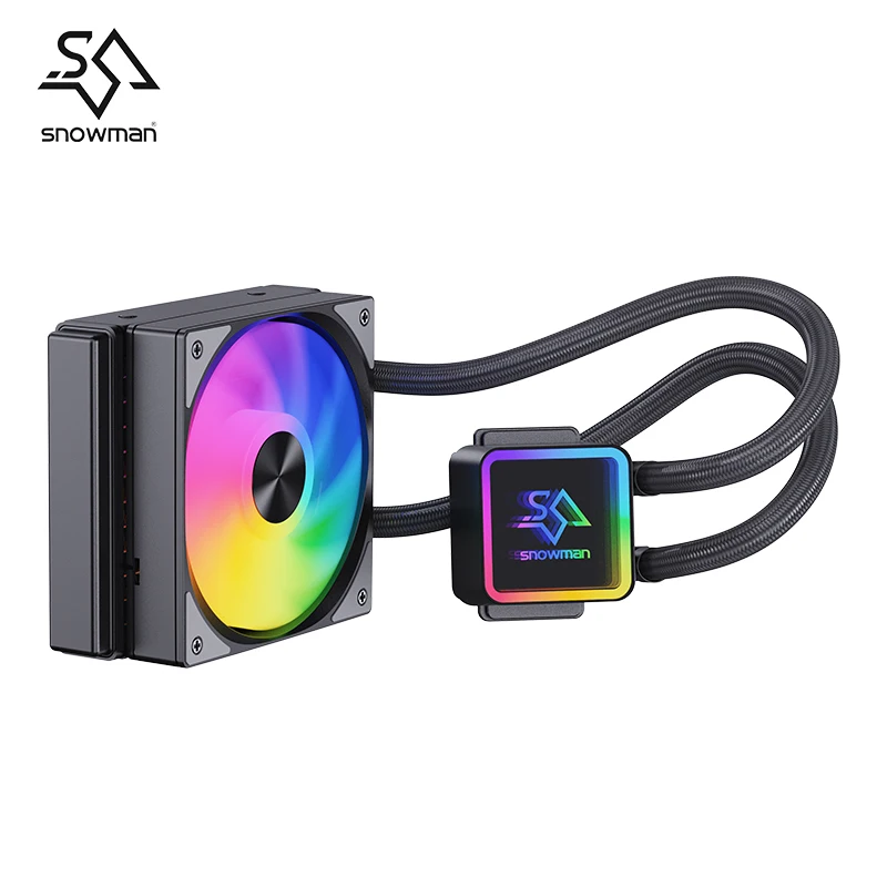 SNOWMAN KS120 AIO CPU Cooler ARGB Fans Quiet 120mm aio cpu coolers liquid PC Intel LGA 1851 1700 2011 1200 1151 X99 AMD AM5 AM4
SNOWMAN KS120 AIO CPU Cooler ARGB Fans Quiet 120mm aio cpu coolers liquid PC Intel LGA 1851 1700 2011 1200 1151 X99 AMD AM5 AM4