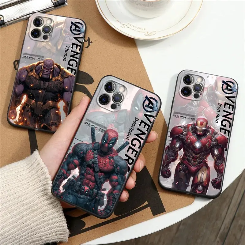 Avengers Marvel Deadpool Ironman Phone Case For Apple iPhone 16 15 14 13 12 11 Pro Max XR XS Max 8 Plus SE2 Cover Silicone Cases
Avengers Marvel Deadpool Ironman Phone Case For Apple iPhone 16 15 14 13 12 11 Pro Max XR XS Max 8 Plus SE2 Cover Silicone Cases