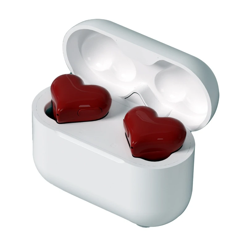 New original bluetooth wireless headset heart-shaped headset ladies headset noise reduction heart-shaped earbuds girl gift
New original bluetooth wireless headset heart-shaped headset ladies headset noise reduction heart-shaped earbuds girl gift