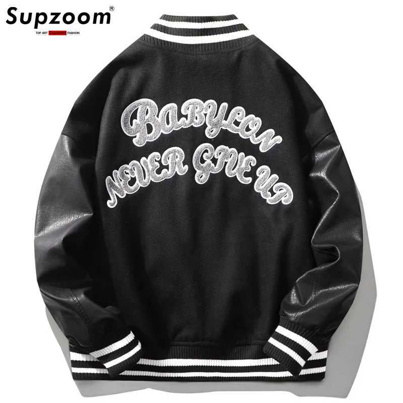 New Arrival 2023 Rib Sleeve Embroidery Brand Clothing Bomber Jacket Men Baseball Cotton Loose Casual Top Fashion Coat
New Arrival 2023 Rib Sleeve Embroidery Brand Clothing Bomber Jacket Men Baseball Cotton Loose Casual Top Fashion Coat