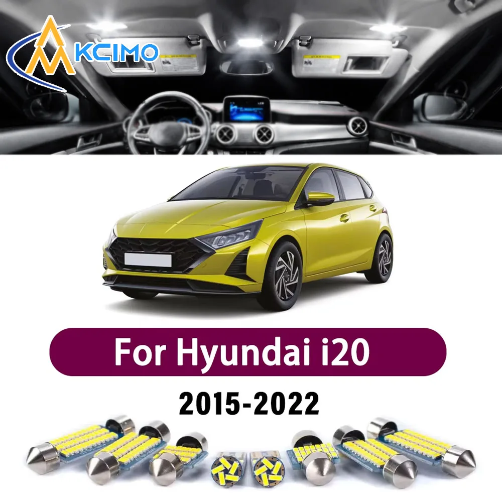 High Lumen CANBUS Error Free LED Interior Light Kit For Hyundai i20 2015-2022 Easy Install Reading Door Map Dome Lamp Bulbs Set
High Lumen CANBUS Error Free LED Interior Light Kit For Hyundai i20 2015-2022 Easy Install Reading Door Map Dome Lamp Bulbs Set