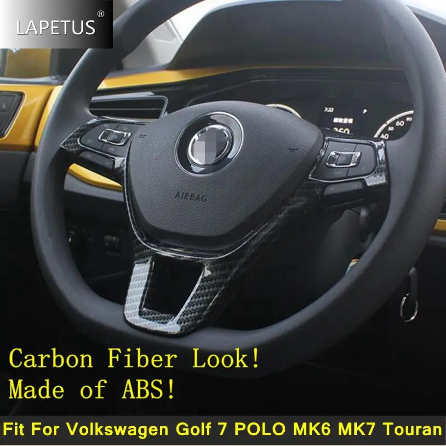 Steering Wheel Decoration Frame Cover Trim For Volkswagen Golf 7 POLO MK6 MK7 Touran Carbon Fiber / Matte Interior Accessories
Steering Wheel Decoration Frame Cover Trim For Volkswagen Golf 7 POLO MK6 MK7 Touran Carbon Fiber / Matte Interior Accessories
