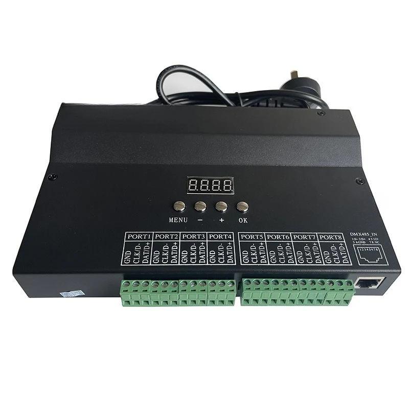 Light strip music controller voice-activated bar KTV private room eight-port console programmable
Light strip music controller voice-activated bar KTV private room eight-port console programmable
