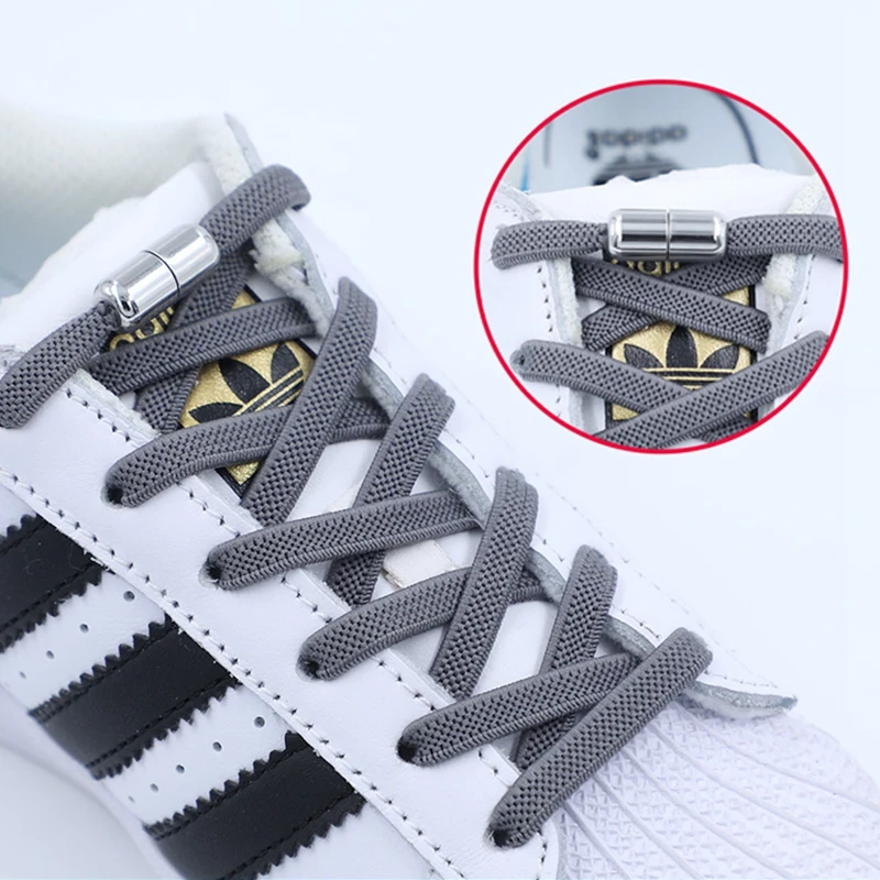 1 Pair No Tie Shoe Laces Flat Elastic Shoelaces Kids Adult Sneakers Safety Lazy Lace Unisex Fashion Fast Metal Lock Shoelace
1 Pair No Tie Shoe Laces Flat Elastic Shoelaces Kids Adult Sneakers Safety Lazy Lace Unisex Fashion Fast Metal Lock Shoelace