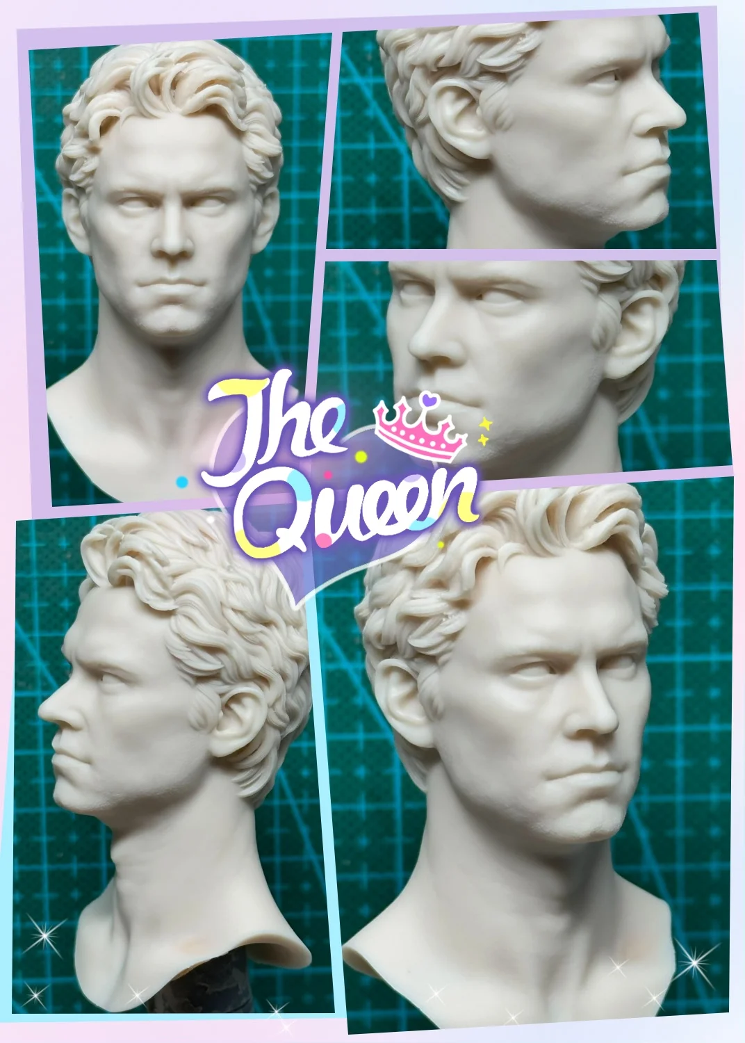 In Stock 1/6 Scale Unpainted Famous American Actor Paul Head Carving Model Fit 12inchs Action Figure Body
In Stock 1/6 Scale Unpainted Famous American Actor Paul Head Carving Model Fit 12inchs Action Figure Body