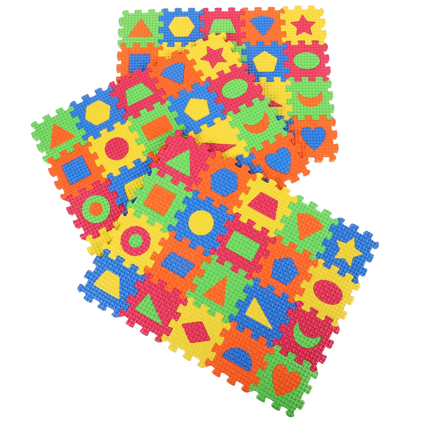 60Pcs Safe Play Mat Interlocking Foam Floor Tiles Geometric Design Comfortable Washable Portable for Toddlers
60Pcs Safe Play Mat Interlocking Foam Floor Tiles Geometric Design Comfortable Washable Portable for Toddlers
