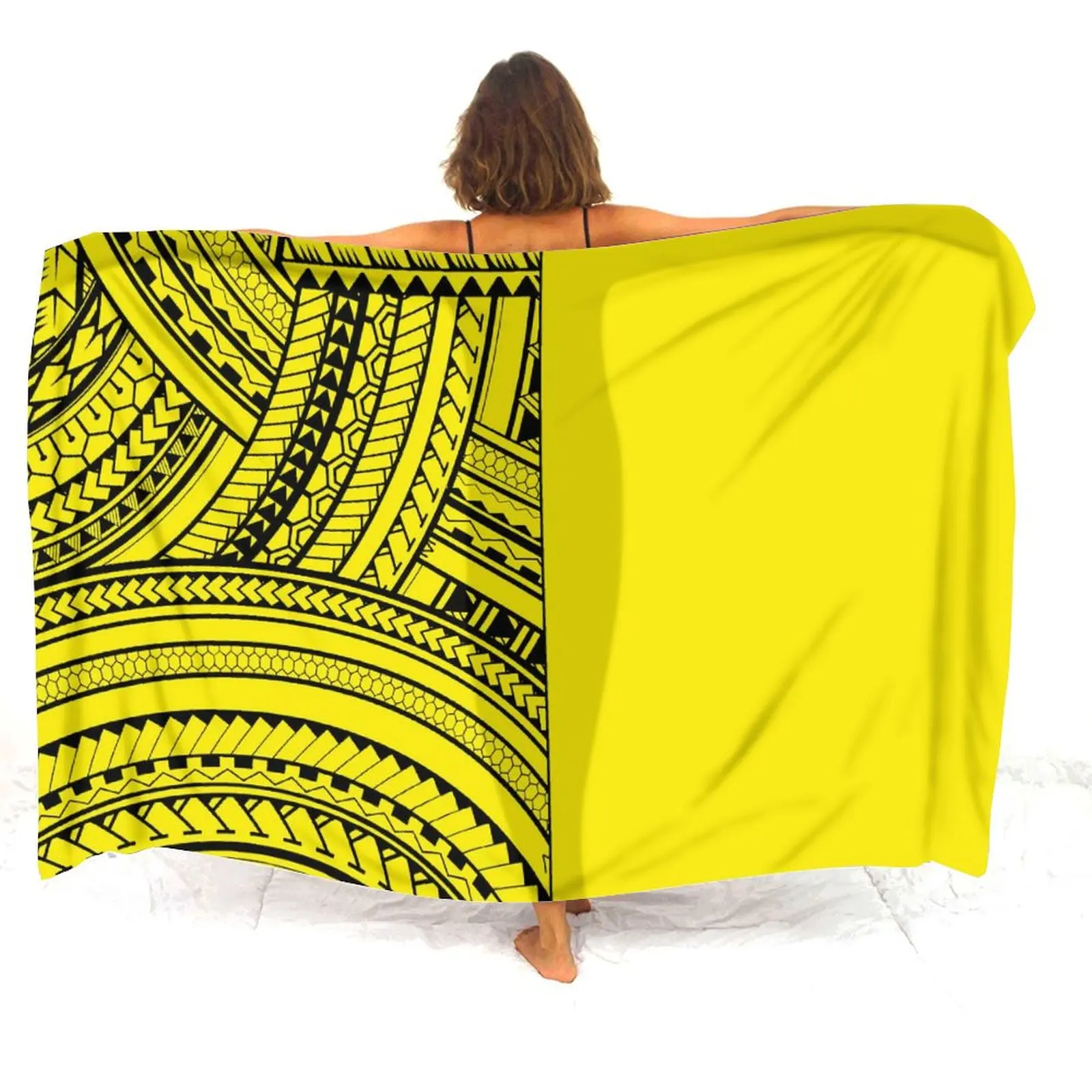 Настраиваемая женская саронг с принтом полинезийского гибискуса, летняя ветрозащитная накидка, необходимая для пляжного отдыха
Настраиваемая женская саронг с принтом полинезийского гибискуса, летняя ветрозащитная накидка, необходимая для пляжного отдыха