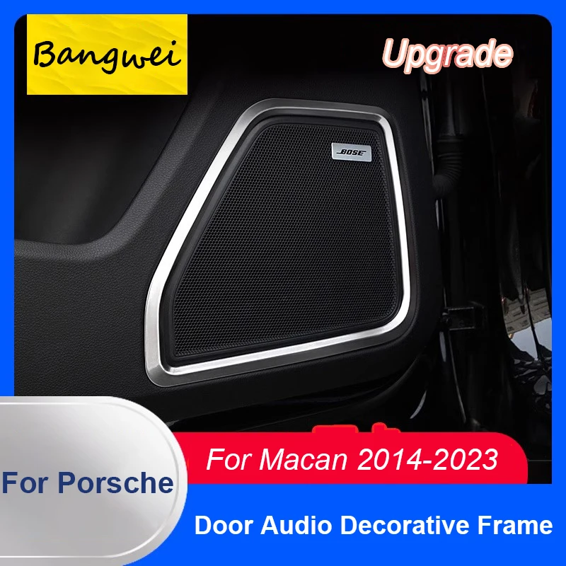 4PCS Door Audio Speaker Horn Decoration Ring Frame Cover Trim For Porsche Macan 2014-2019 2020 2021 2022 2023
4PCS Door Audio Speaker Horn Decoration Ring Frame Cover Trim For Porsche Macan 2014-2019 2020 2021 2022 2023