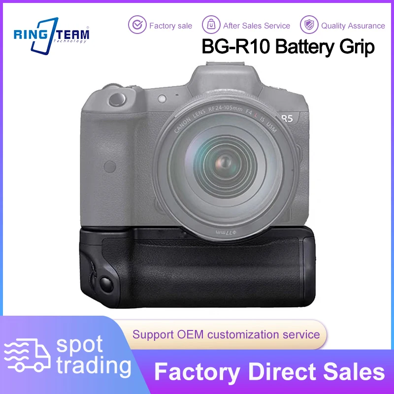 BG-R10 Battery Grip Vertical Power Accessory Compatible with Canon EOS R5 R6 R5C R6II Micro Single Camera LP-E6N LP-E6NH
BG-R10 Battery Grip Vertical Power Accessory Compatible with Canon EOS R5 R6 R5C R6II Micro Single Camera LP-E6N LP-E6NH