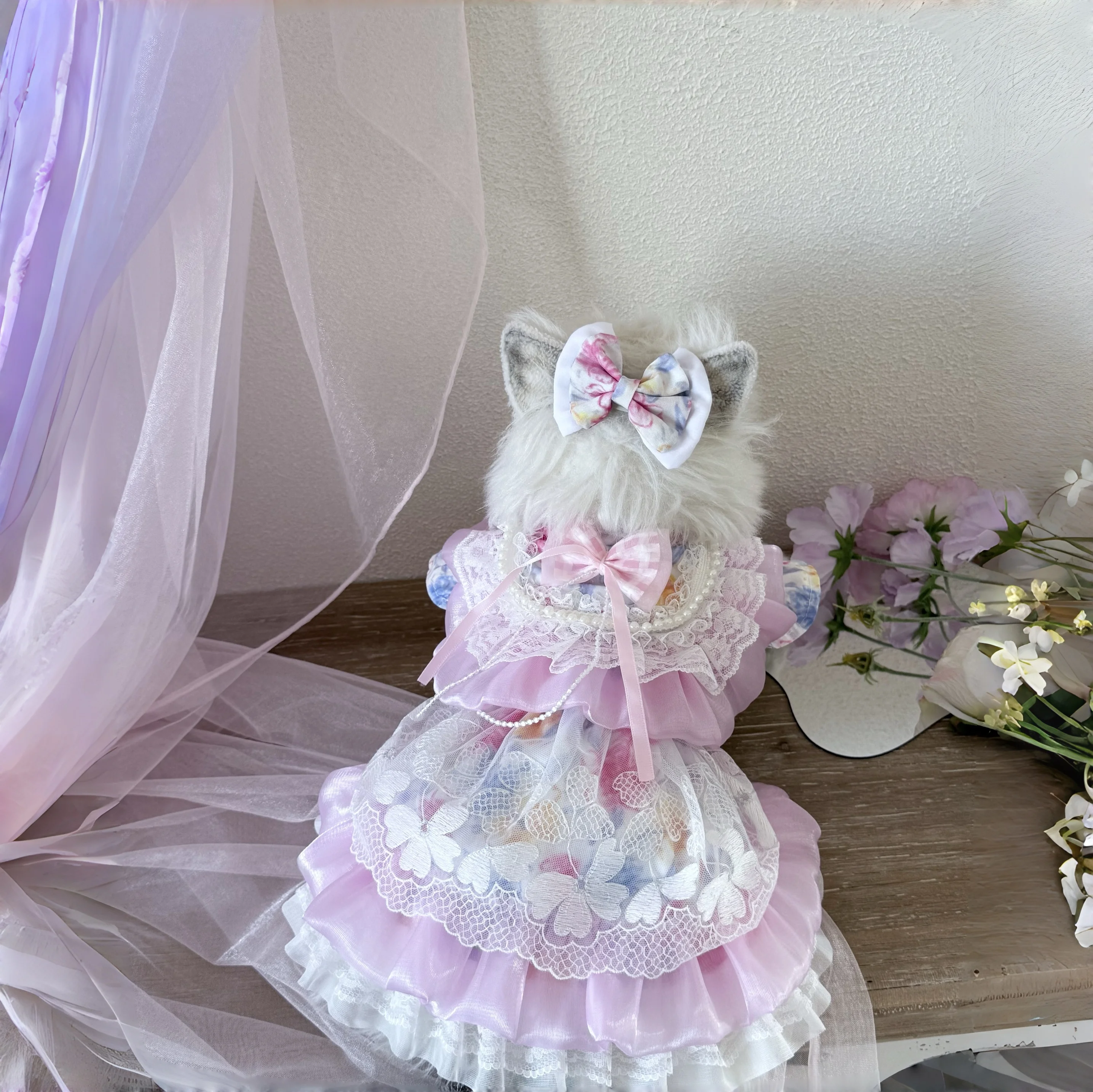 Pet cat Dog Dress clothes,Elegant Dresses For Dogs cat,Puppy Outfits Partywear,Christmas Halloween Costume for dog and cat
Pet cat Dog Dress clothes,Elegant Dresses For Dogs cat,Puppy Outfits Partywear,Christmas Halloween Costume for dog and cat