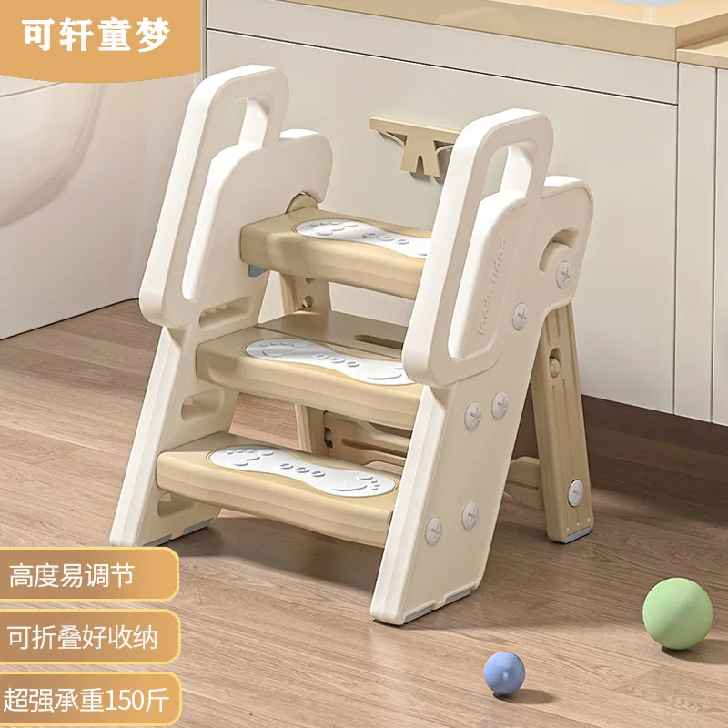 Children's Wash Table Stepping Stool Baby Wash Ladder Stepping Foldable Foot Face Raising Stair Armrest
Children's Wash Table Stepping Stool Baby Wash Ladder Stepping Foldable Foot Face Raising Stair Armrest