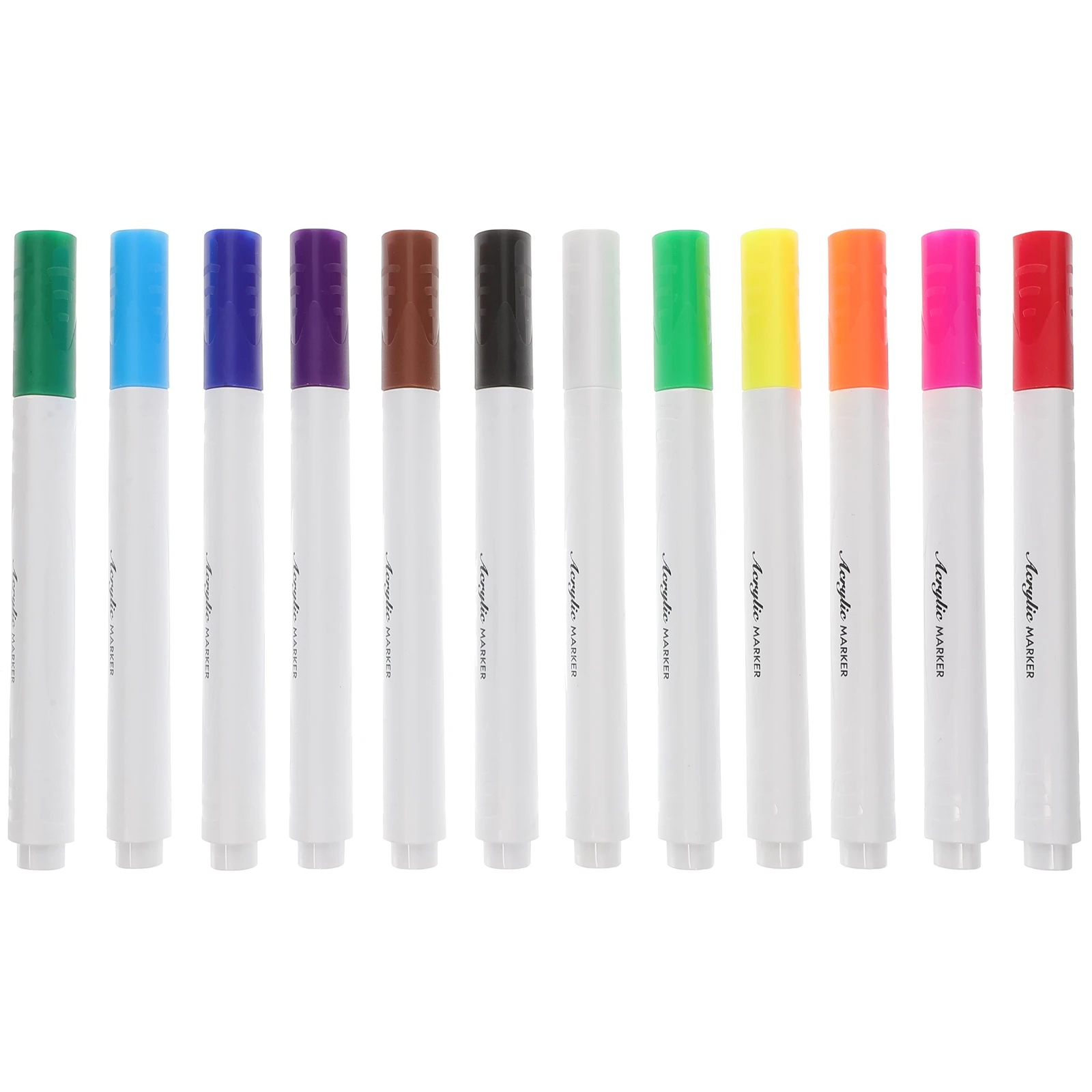 12 Pcs Marker Pen Set Paint Children All Acrylic Plastic Coloured Pens Scrapbook
12 Pcs Marker Pen Set Paint Children All Acrylic Plastic Coloured Pens Scrapbook