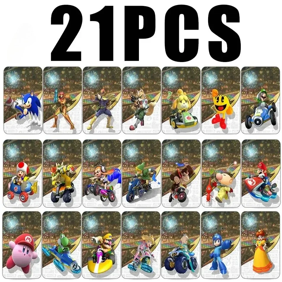 Новая мини-маленькая карта, 21 шт., карты Mario Kart 8 Amiibos, карты NFC-тегов для Switch и Wii U-Mario Kart 8 Deluxe NTAG215, чип-карты
Новая мини-маленькая карта, 21 шт., карты Mario Kart 8 Amiibos, карты NFC-тегов для Switch и Wii U-Mario Kart 8 Deluxe NTAG215, чип-карты