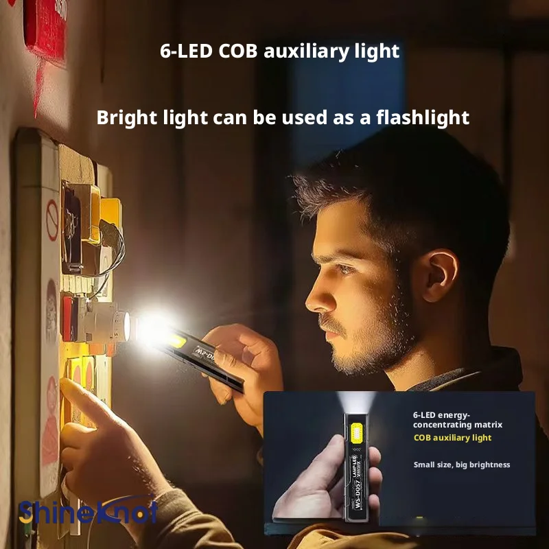 Shinekont SmallFlashlight Super Bright Long Endurance Outdoor Charging Multifunctional Magnetic Suction Working Small Flashlight
Shinekont SmallFlashlight Super Bright Long Endurance Outdoor Charging Multifunctional Magnetic Suction Working Small Flashlight