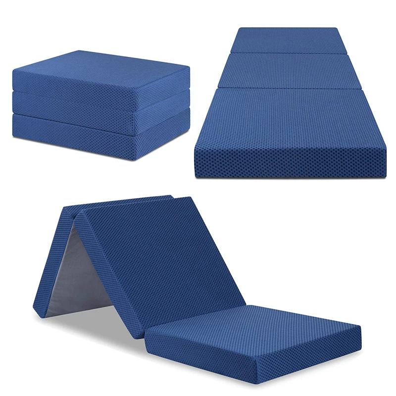Intelligent Library Portable 2-Inch Memory Foam Trifold Mattress Foldable Full Size With Removable Cover For Guest Rooms Caravan
Intelligent Library Portable 2-Inch Memory Foam Trifold Mattress Foldable Full Size With Removable Cover For Guest Rooms Caravan