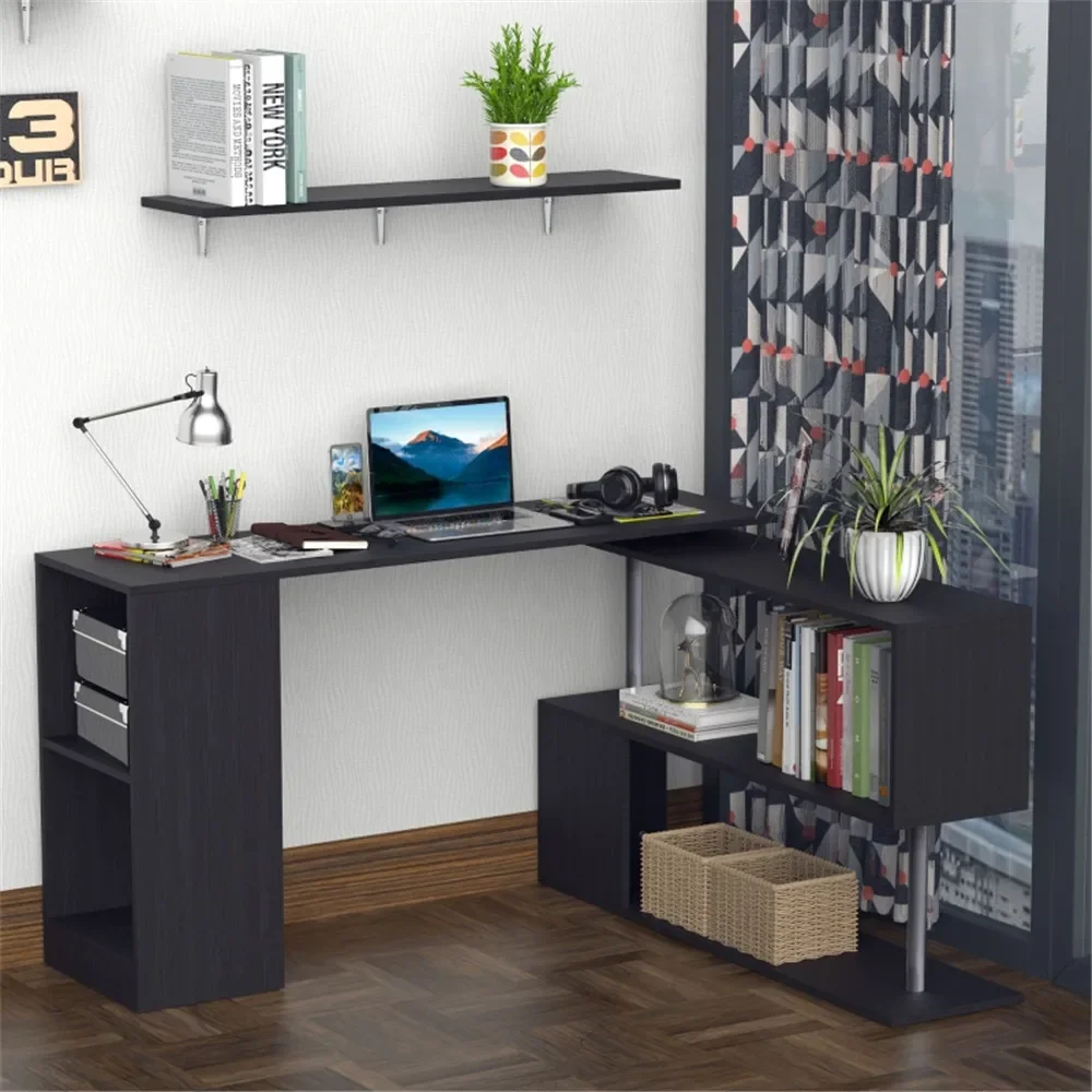 Space saving l-shaped computer desk with Rotatable, Easy to clean Office furniture, for your office, bedroom, dorm, gaming desk
Space saving l-shaped computer desk with Rotatable, Easy to clean Office furniture, for your office, bedroom, dorm, gaming desk