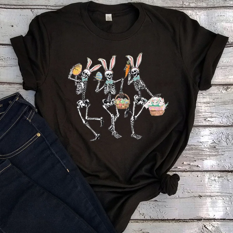 Easter Skellies Shirt Easter Skeleton Women Clothing Funny Easter Tee Easter Dancing Skellies Graphic T Shirts Casual Tshirt m
Easter Skellies Shirt Easter Skeleton Women Clothing Funny Easter Tee Easter Dancing Skellies Graphic T Shirts Casual Tshirt m
