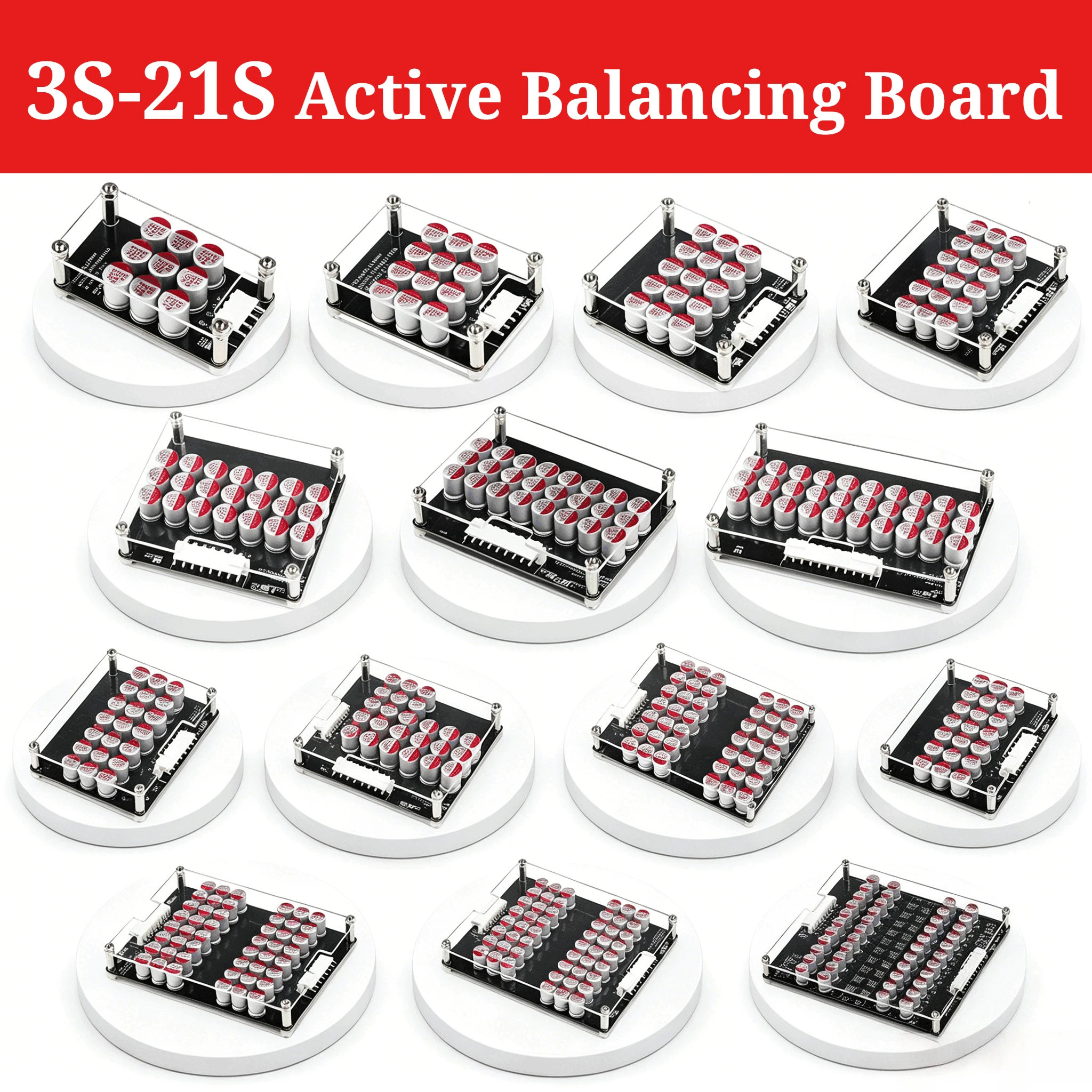 5A 3S 4S 5S 6S 7S 8S 12S 14S 16S–21S Battery Balancing Capacitors Ternary Lithium/LTO/LiFePO4 Balancers with Acrylic Housing
5A 3S 4S 5S 6S 7S 8S 12S 14S 16S–21S Battery Balancing Capacitors Ternary Lithium/LTO/LiFePO4 Balancers with Acrylic Housing