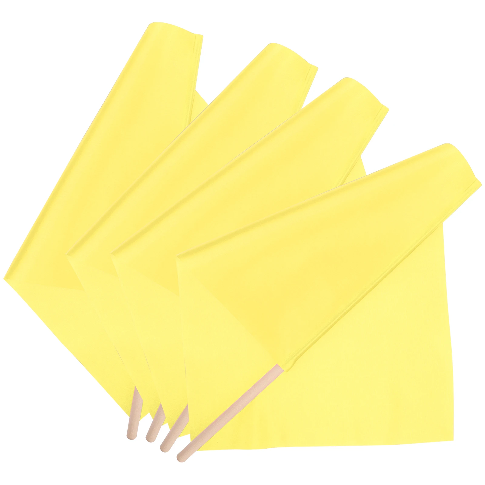 4Pcs Flags Lightweight Brightly Colored Referee Hand Flags for Sports Training Race Events Soccer Match Signal Use
4Pcs Flags Lightweight Brightly Colored Referee Hand Flags for Sports Training Race Events Soccer Match Signal Use