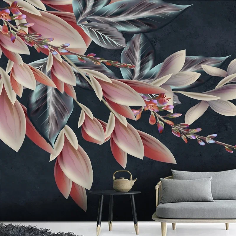Customized Size Hand Painted Retro Flowers Leaves Navy Blue Wallpaper for Bedroom Living Room Sofa Backdrop Wall Non-woven Mural
Customized Size Hand Painted Retro Flowers Leaves Navy Blue Wallpaper for Bedroom Living Room Sofa Backdrop Wall Non-woven Mural