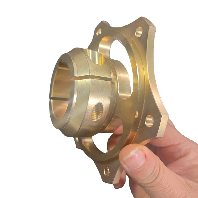 Custom Brass CNC Brake Flange for Racing Go-Kart & Kart Racer Parts CNC Machining Brass Parts
Custom Brass CNC Brake Flange for Racing Go-Kart & Kart Racer Parts CNC Machining Brass Parts