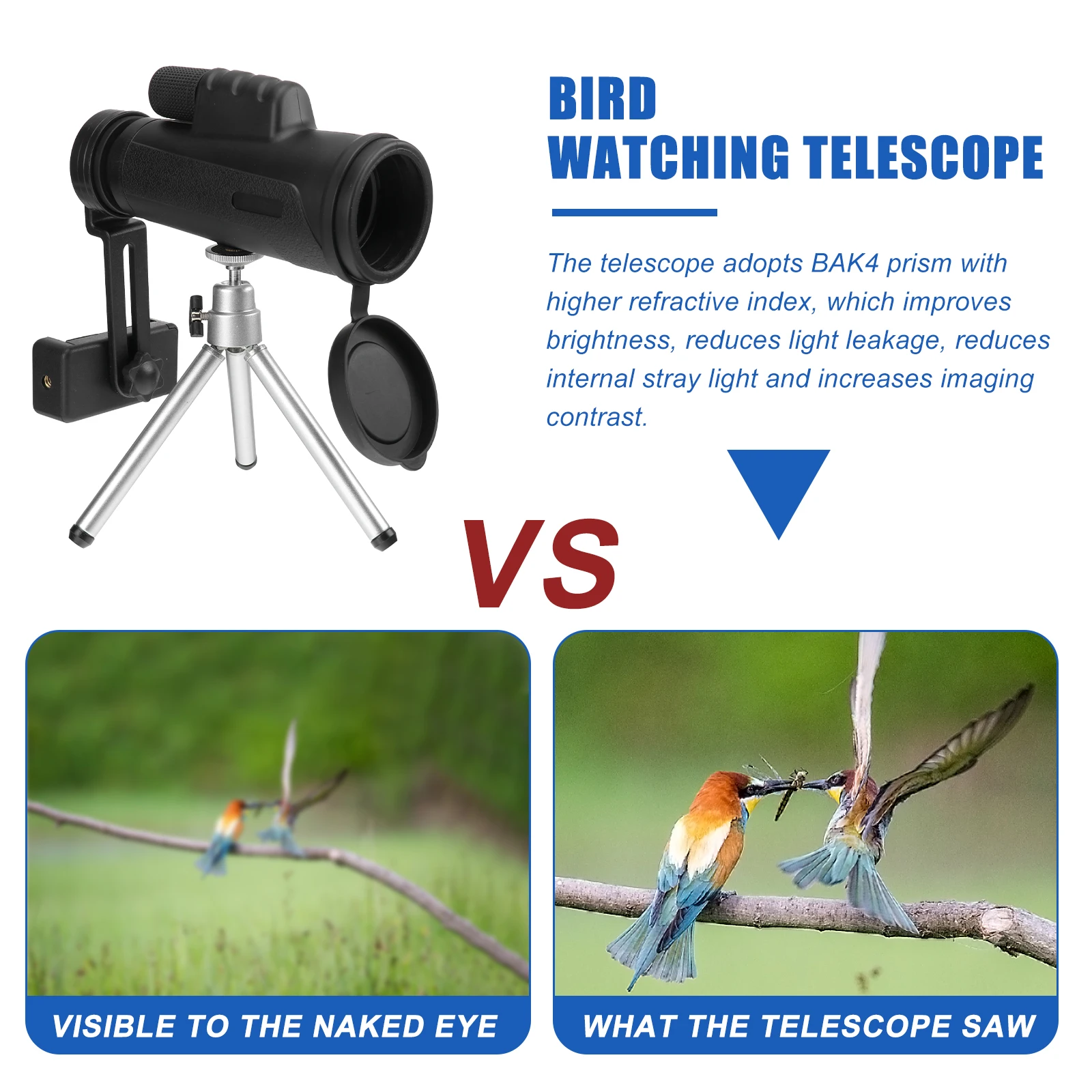 Portable Telescope Telescopes High-Definition Private Model Bird Watching Single-tube
Portable Telescope Telescopes High-Definition Private Model Bird Watching Single-tube