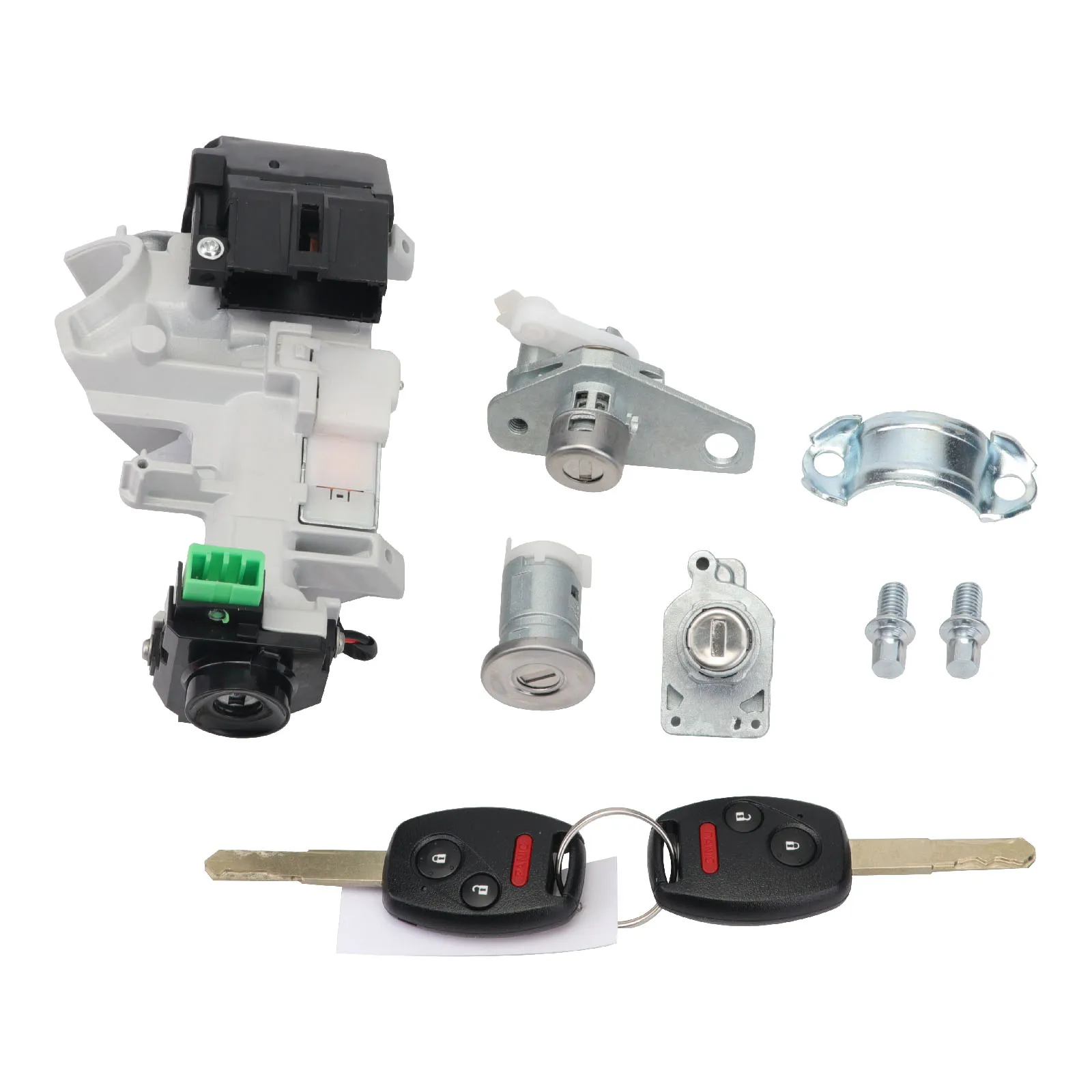 COMPLETE LOCK SET IGNITION SWITCH DOOR LOCK BARREL TRANS 2 KEYS WITH 46 CHIP FOR HONDA CIVIC 06-08 AL036A
COMPLETE LOCK SET IGNITION SWITCH DOOR LOCK BARREL TRANS 2 KEYS WITH 46 CHIP FOR HONDA CIVIC 06-08 AL036A