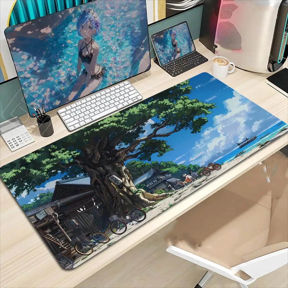 XXL Gaming Mouse Pad Office Desk Mat Japanese Anime Landscape Office Desk Rug Gamer Natural Rubber Non-Slip Mouse Pad Mouse Pad
XXL Gaming Mouse Pad Office Desk Mat Japanese Anime Landscape Office Desk Rug Gamer Natural Rubber Non-Slip Mouse Pad Mouse Pad