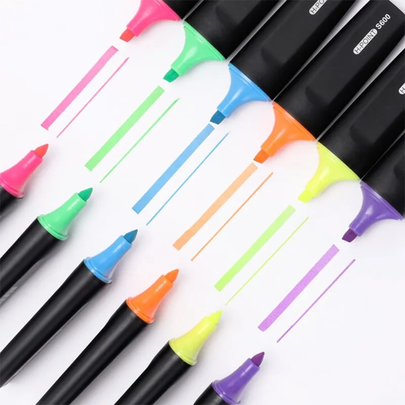 1Pcs Highlighter Pens Colord Fluorescent Markers Pen Key Point Marking Pens School DIY Painting Art Supply
1Pcs Highlighter Pens Colord Fluorescent Markers Pen Key Point Marking Pens School DIY Painting Art Supply