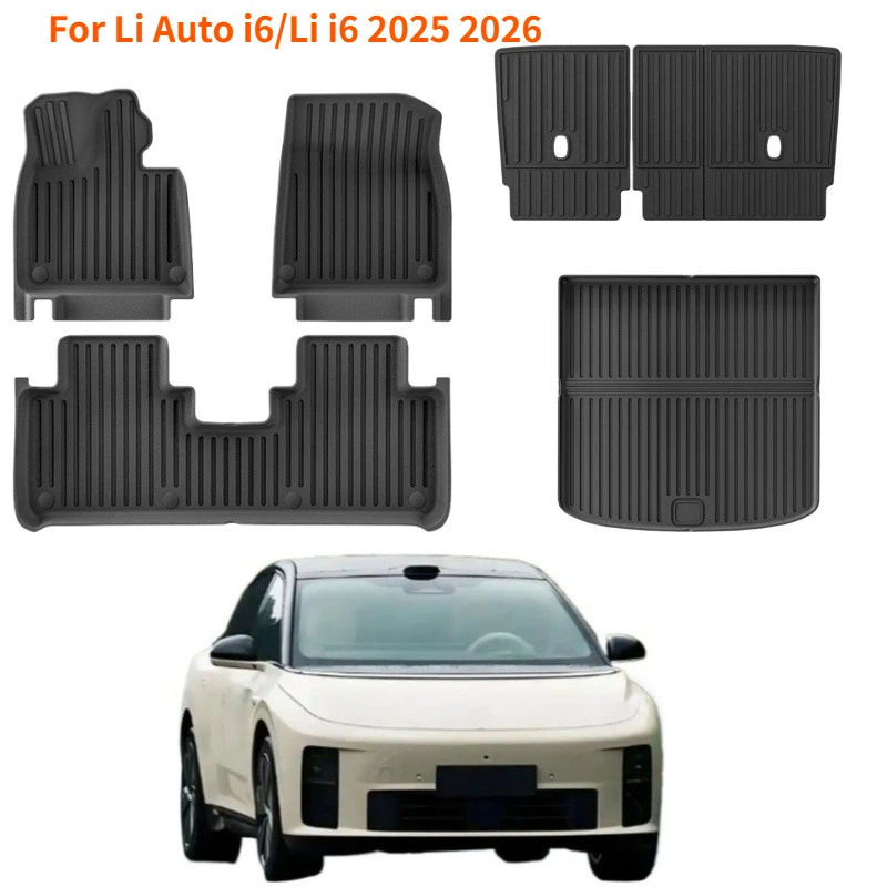 For 2025 2026 Li Xiang i6/Li i6 car floor mats, TPE mats, all-weather trunk liner accessories
For 2025 2026 Li Xiang i6/Li i6 car floor mats, TPE mats, all-weather trunk liner accessories